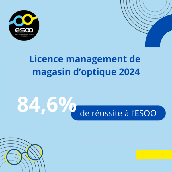 resultat licence management magasin optique